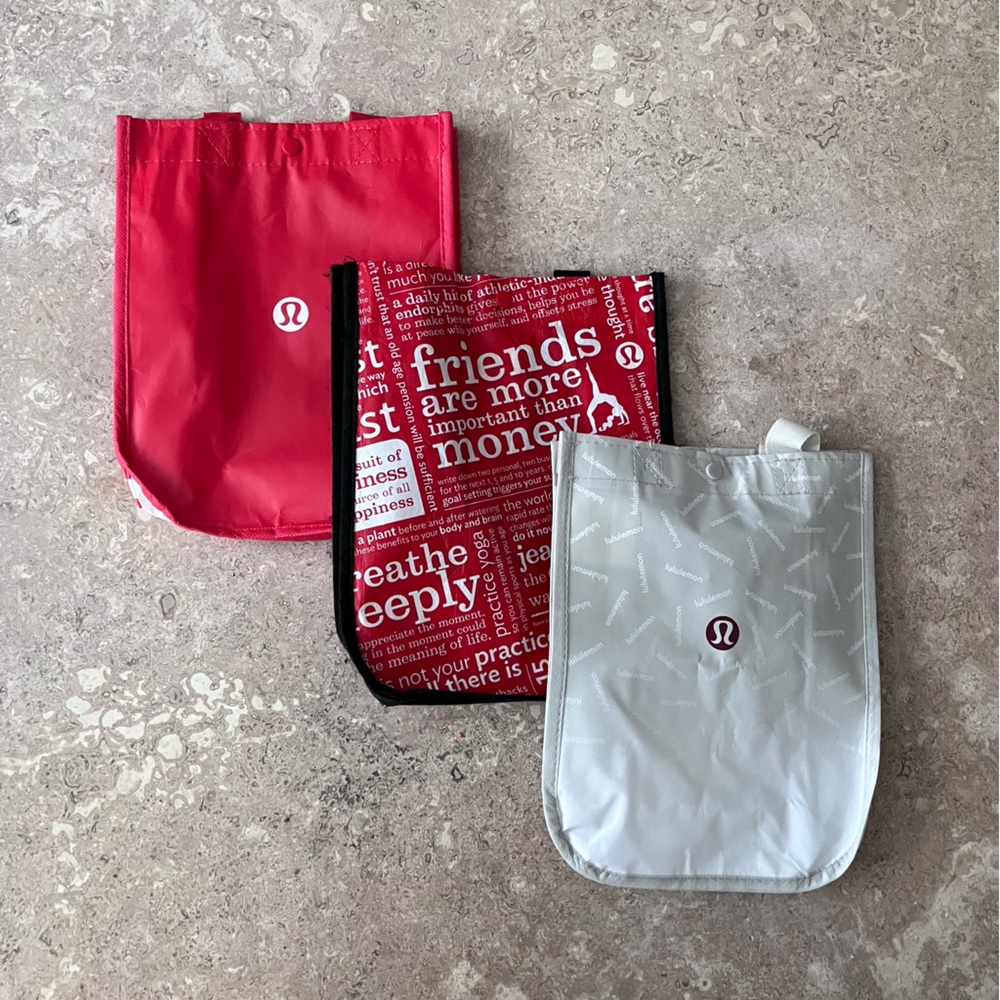 Lululemon bag x3